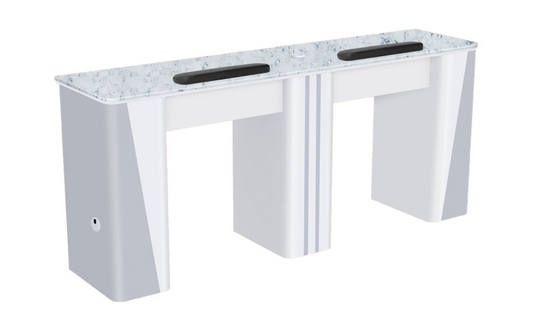 Nova I Double Manicure Table - Stylish and spacious workstation for manicures