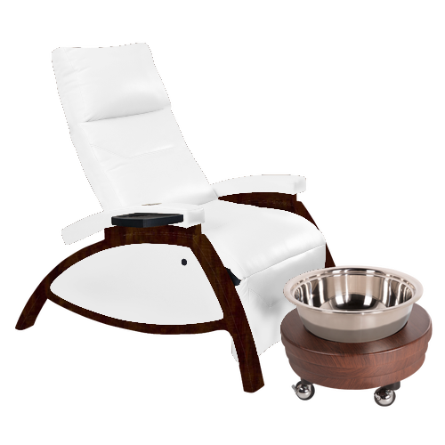 ZG Dream™ Lounger Pedicure Package with Silver Bowl & Pedi Roll Up by Continuum