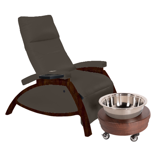 ZG Dream™ Lounger Pedicure Package with Silver Bowl & Pedi Roll Up by Continuum