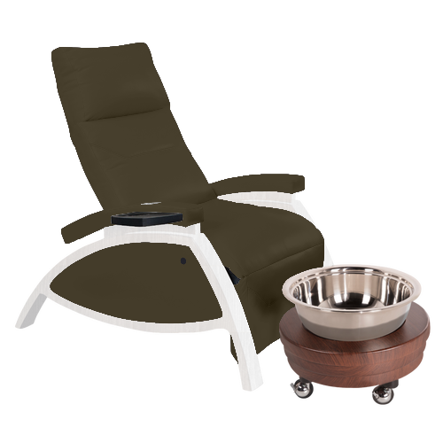 ZG Dream™ Lounger Pedicure Package with Silver Bowl & Pedi Roll Up by Continuum