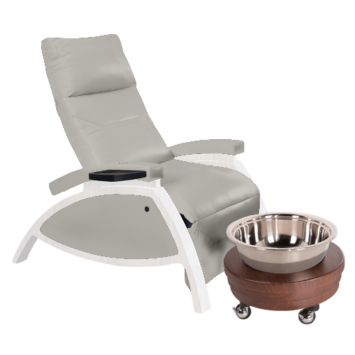 ZG Dream™ Lounger Pedicure Package with Silver Bowl & Pedi Roll Up by Continuum