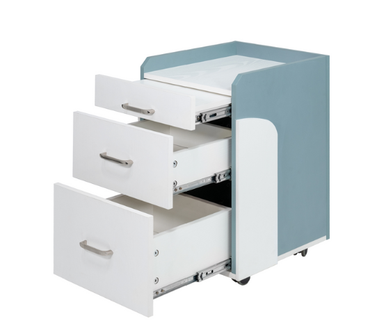 Mayakoba Seneca Pedi Trolley - Professional pedicure cart with spacious storage and sleek design