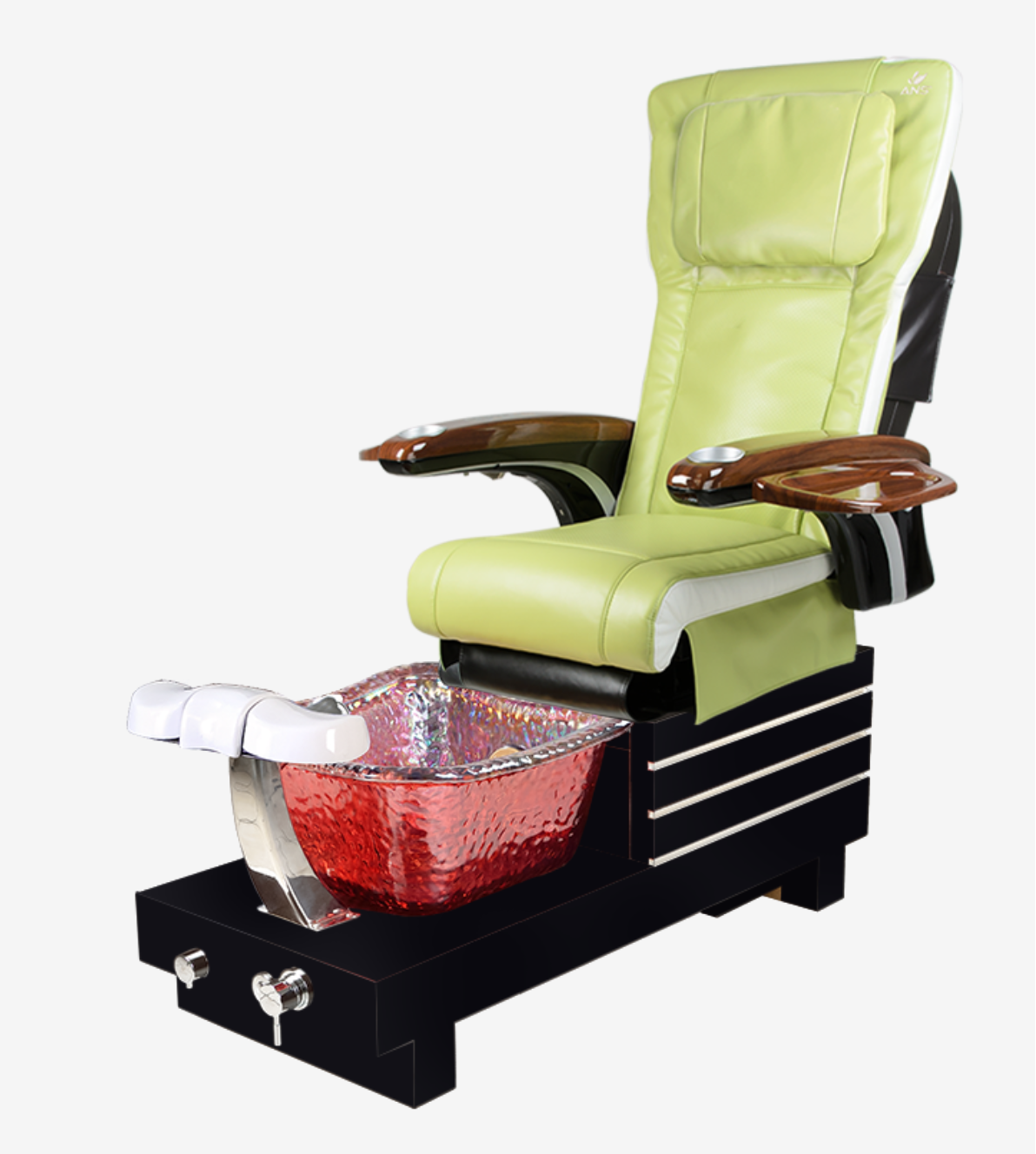 Kata GI Pedicure Spa Square Glass Sink w/ installation by Alfalfa