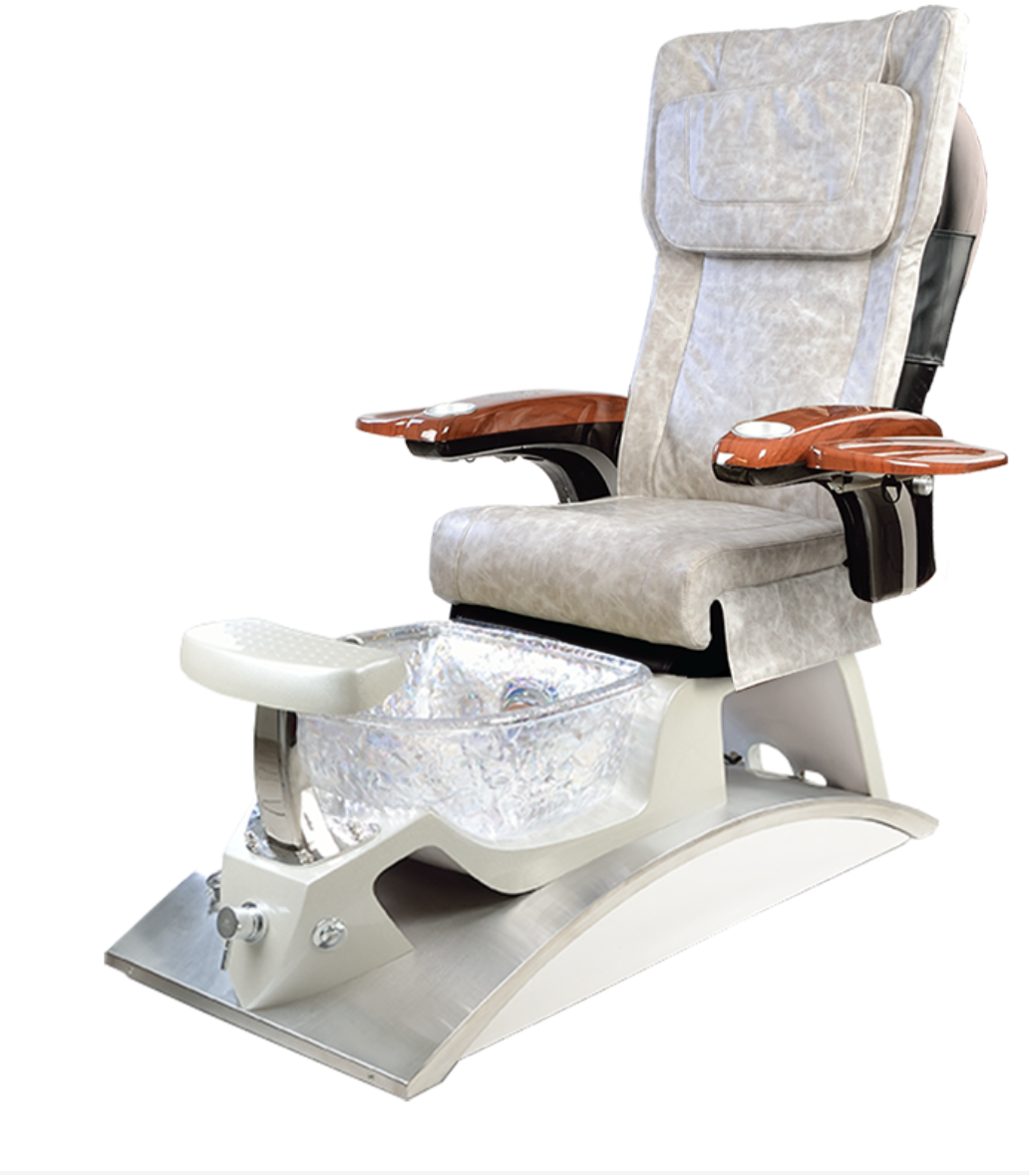 Argento Pedicure Spa Chair Stainless Steel w/ installation by Alfalfa