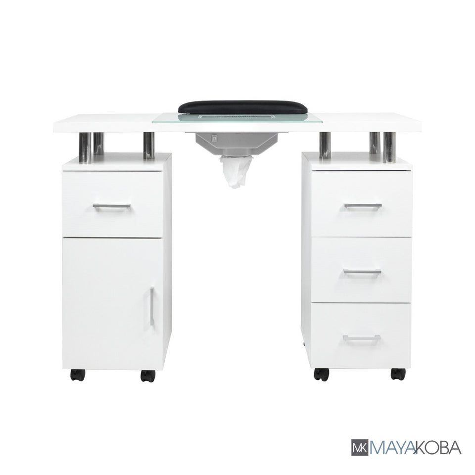 Luxurious Glasglow II Manicure Table - Create a high-end salon experience for your clients