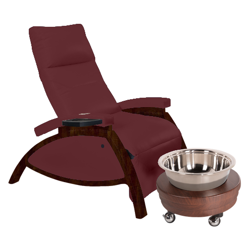 ZG Dream™ Lounger Pedicure Package with Silver Bowl & Pedi Roll Up by Continuum