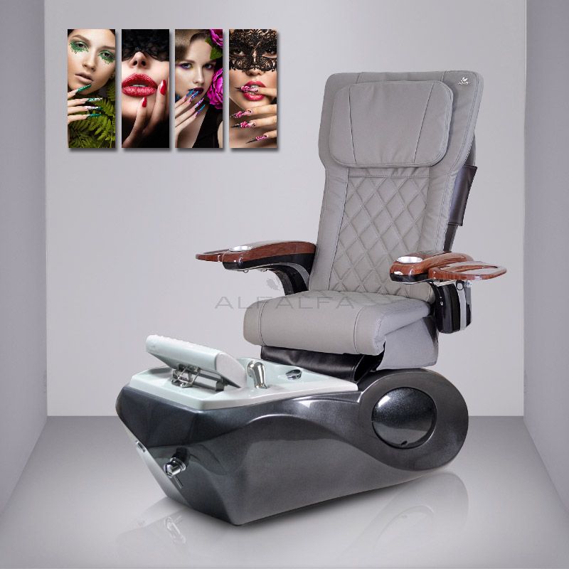 Argento Pedicure Spa Square Sink Chair - Luxurious and Comfortable