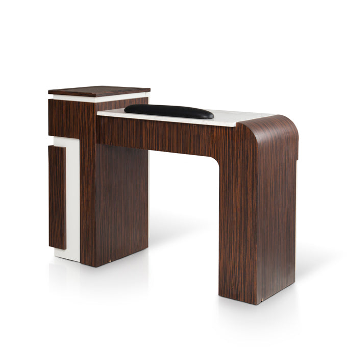  Guayanna Rose Beniko Nail Table - Side View