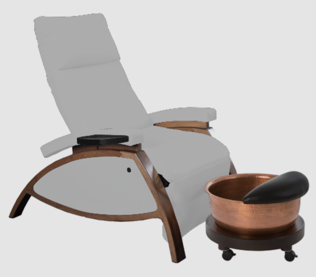 ZG Dream™ Lounger Pedicure Package with Copper Bowl & Pedi Roll Up by Continuum