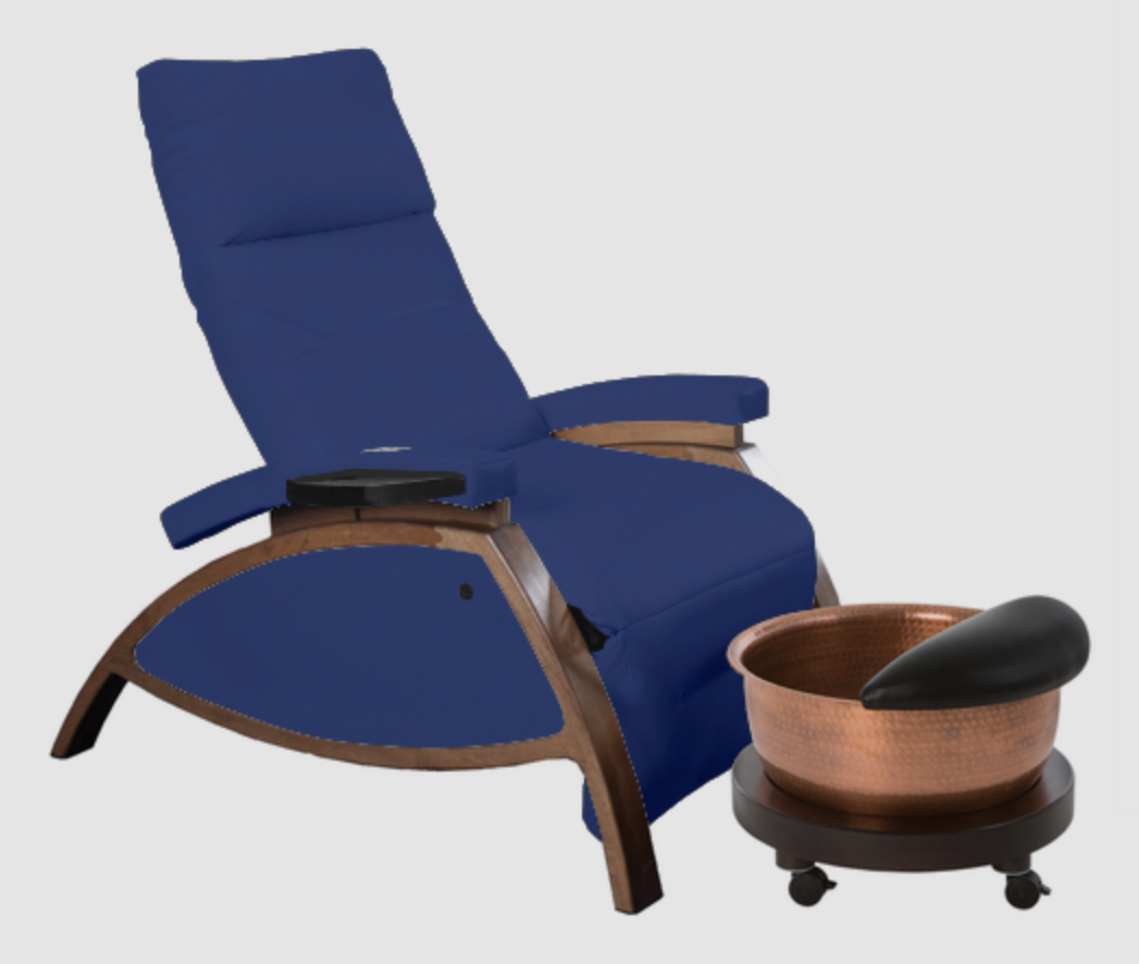 ZG Dream™ Lounger Pedicure Package with Copper Bowl & Pedi Roll Up by Continuum