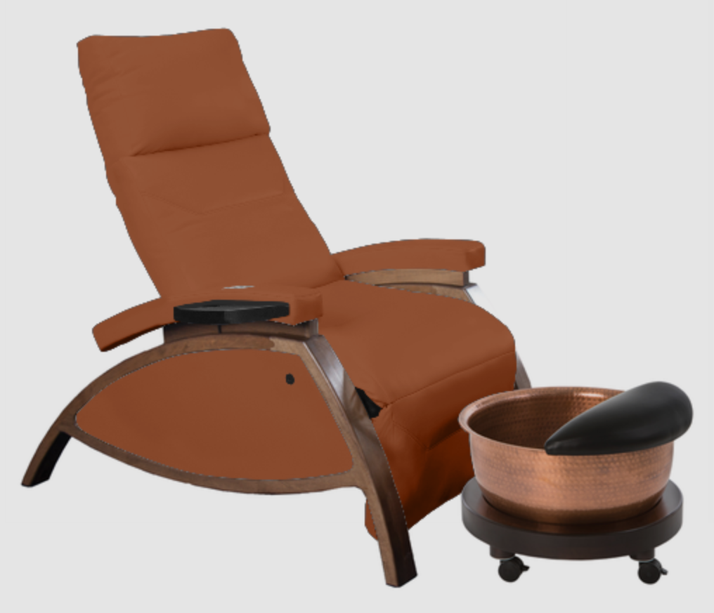 ZG Dream™ Lounger Pedicure Package with Copper Bowl & Pedi Roll Up by Continuum