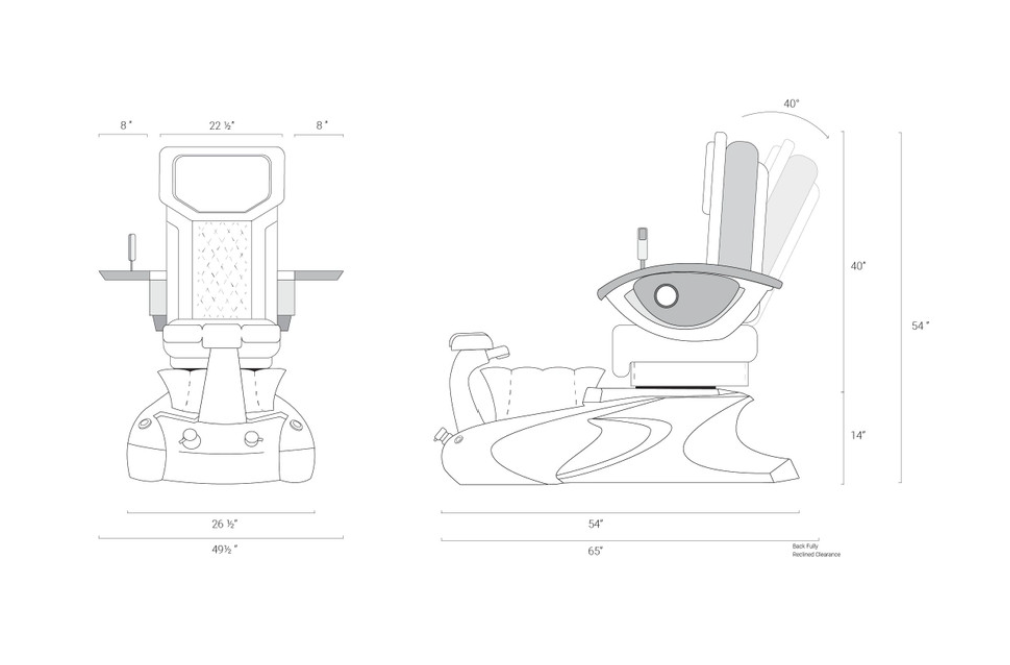 Viggo II Pedicure Spa w/ EX-R Chair by Mayakoba