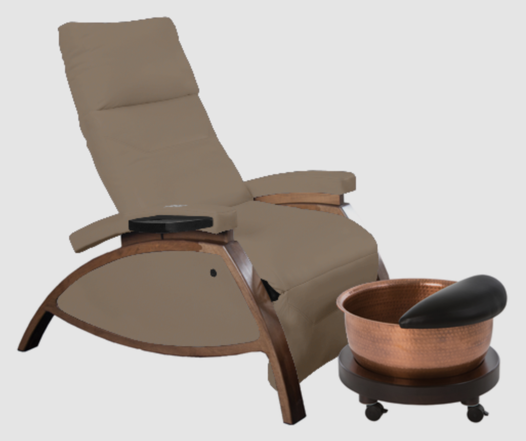 ZG Dream™ Lounger Pedicure Package with Copper Bowl & Pedi Roll Up by Continuum