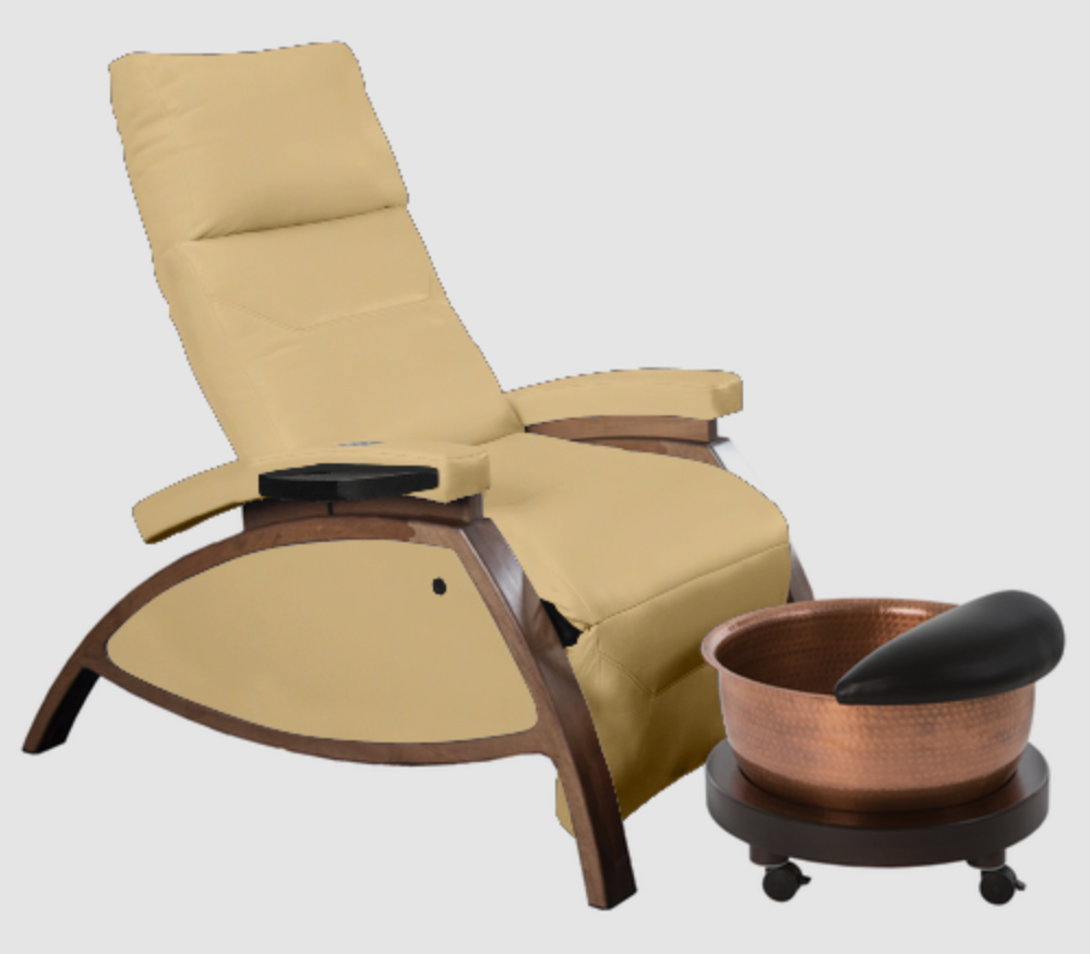 ZG Dream™ Lounger Pedicure Package with Copper Bowl & Pedi Roll Up by Continuum