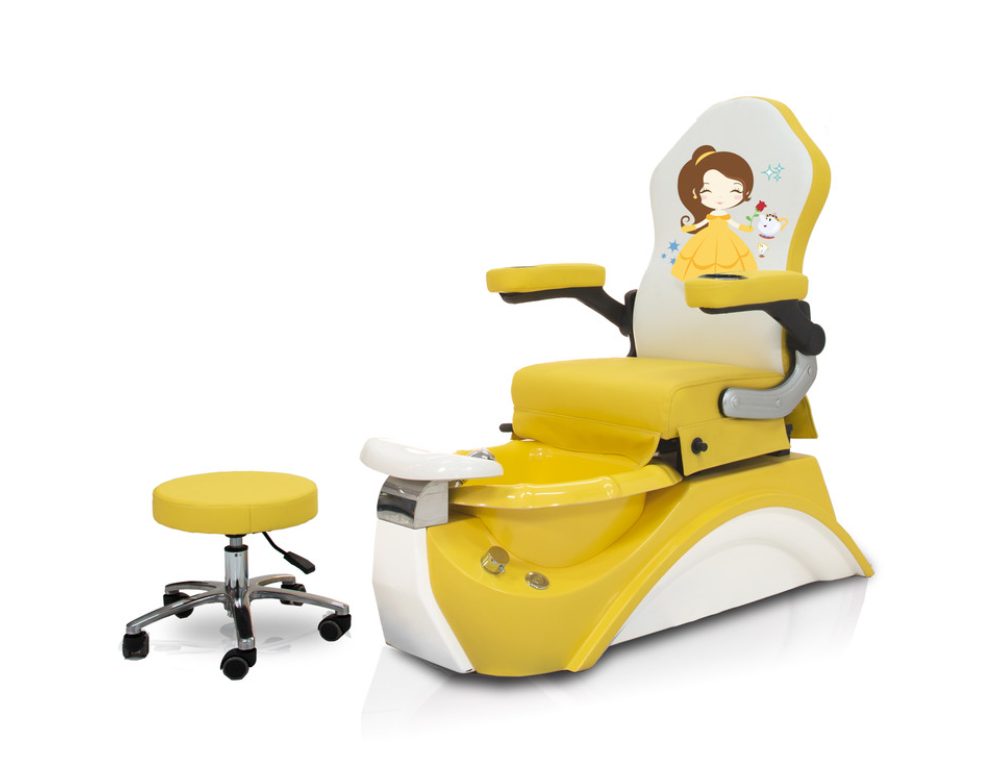 Yellow Belle Kid's Pedicure Spa - A delightful spa chair for little princesses