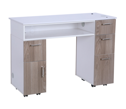 Milan Manicure Table - Sleek and stylish workstation for professional manicures