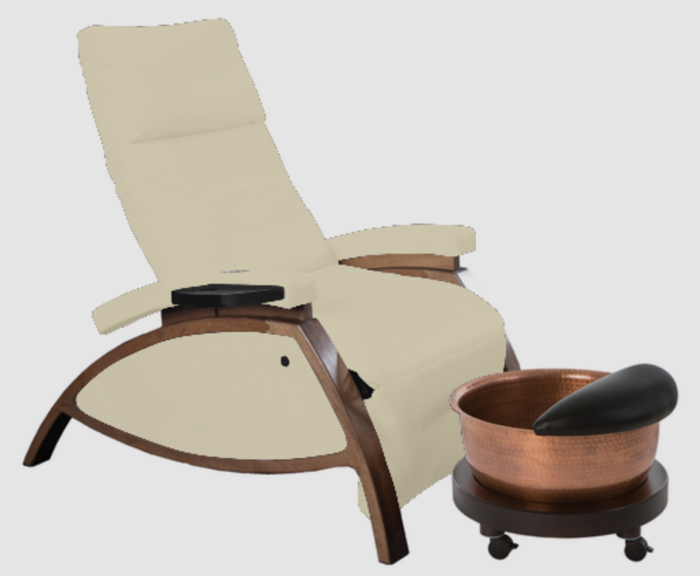 ZG Dream™ Lounger Pedicure Package with Copper Bowl & Pedi Roll Up by Continuum