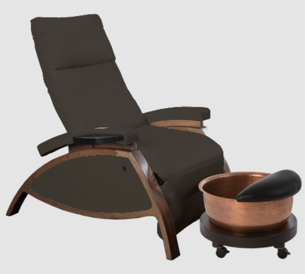 ZG Dream™ Lounger Pedicure Package with Copper Bowl & Pedi Roll Up by Continuum