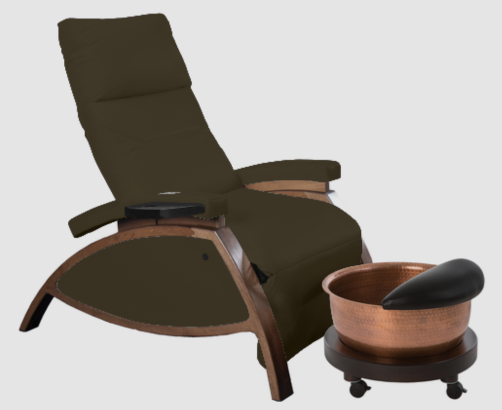 ZG Dream™ Lounger Pedicure Package with Copper Bowl & Pedi Roll Up by Continuum