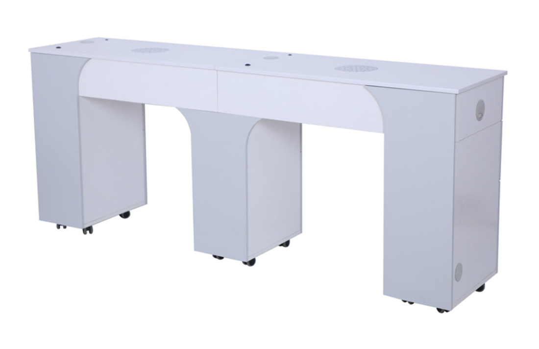 Milan Double Manicure - Dual workstation for professional nail technicians