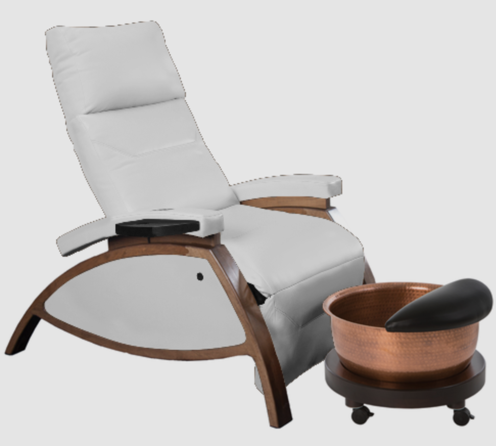 ZG Dream™ Lounger Pedicure Package with Copper Bowl & Pedi Roll Up by Continuum