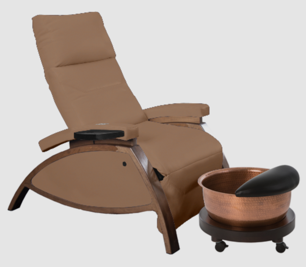 ZG Dream™ Lounger Pedicure Package with Copper Bowl & Pedi Roll Up by Continuum