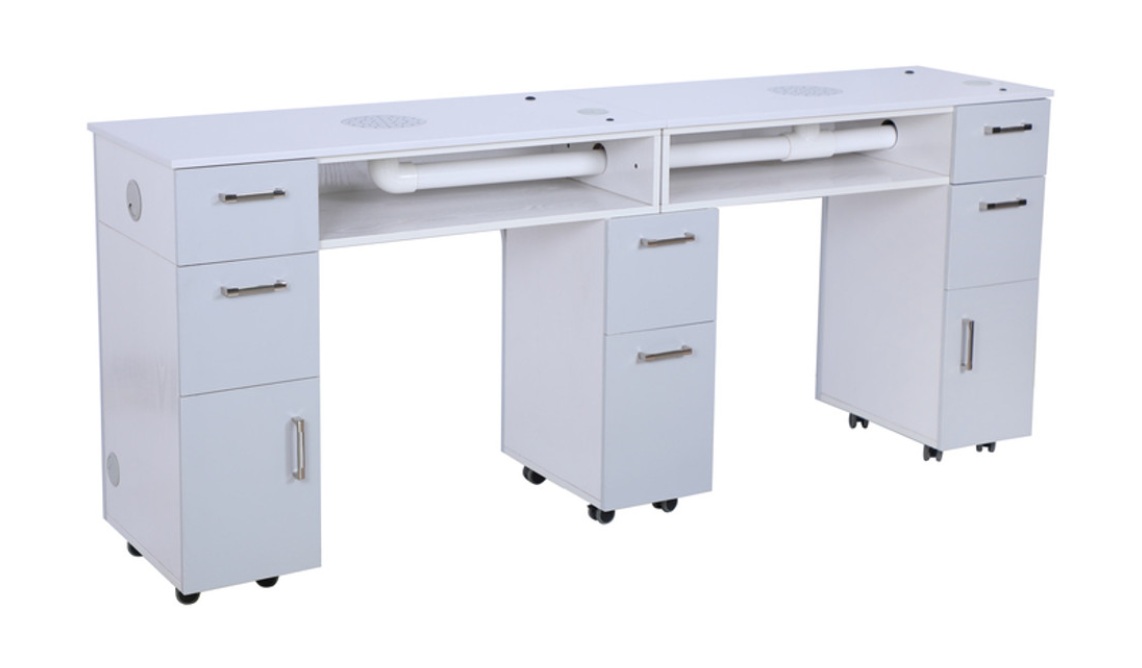 Milan Double Manicure - Enhance your salon's productivity with this manicure table