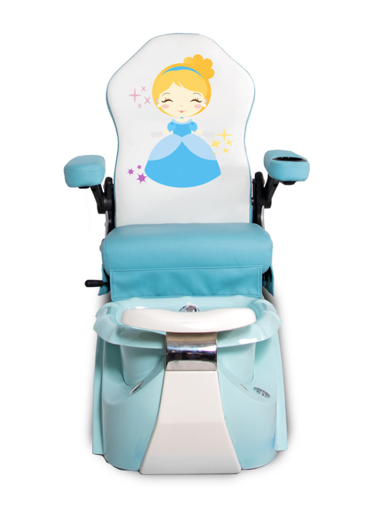 Deluxe Blue Cinderella Kid's Pedicure Spa - Treat your little one like a princess