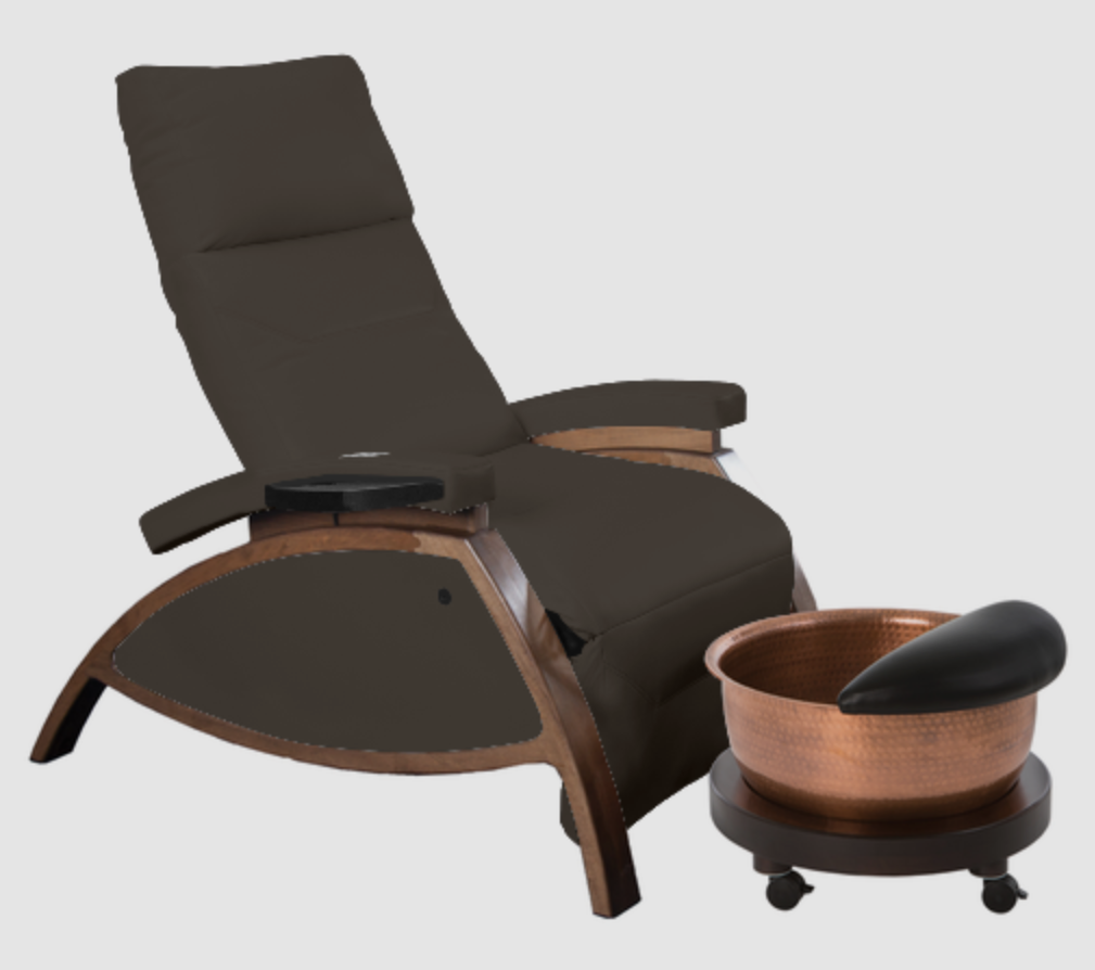 ZG Dream™ Lounger Pedicure Package with Copper Bowl & Pedi Roll Up by Continuum