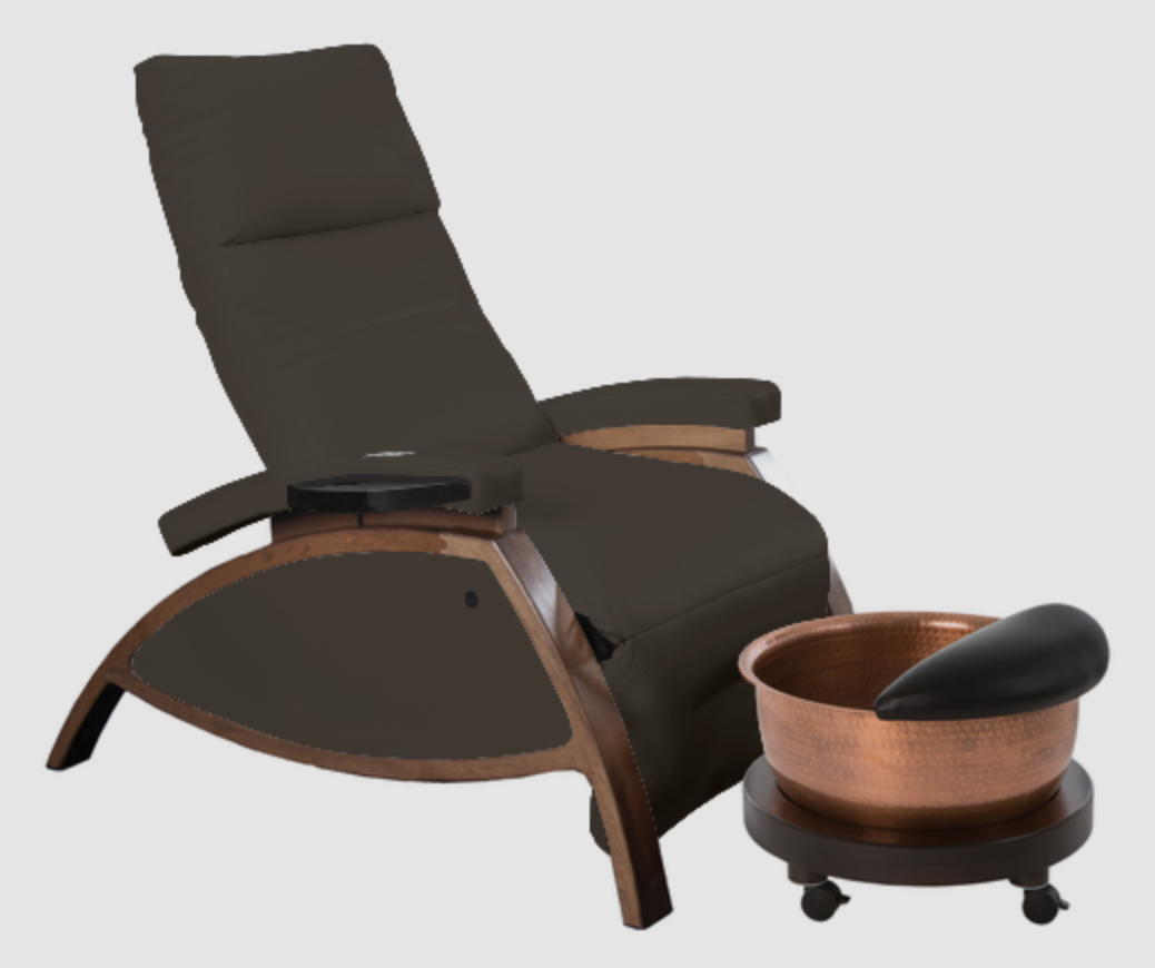 ZG Dream™ Lounger Pedicure Package with Copper Bowl & Pedi Roll Up by Continuum