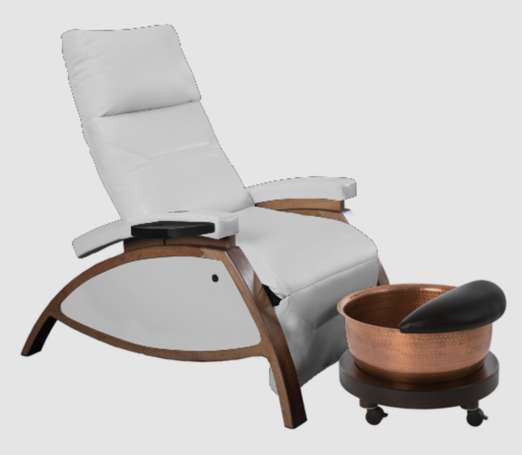 ZG Dream™ Lounger Pedicure Package with Copper Bowl & Pedi Roll Up by Continuum