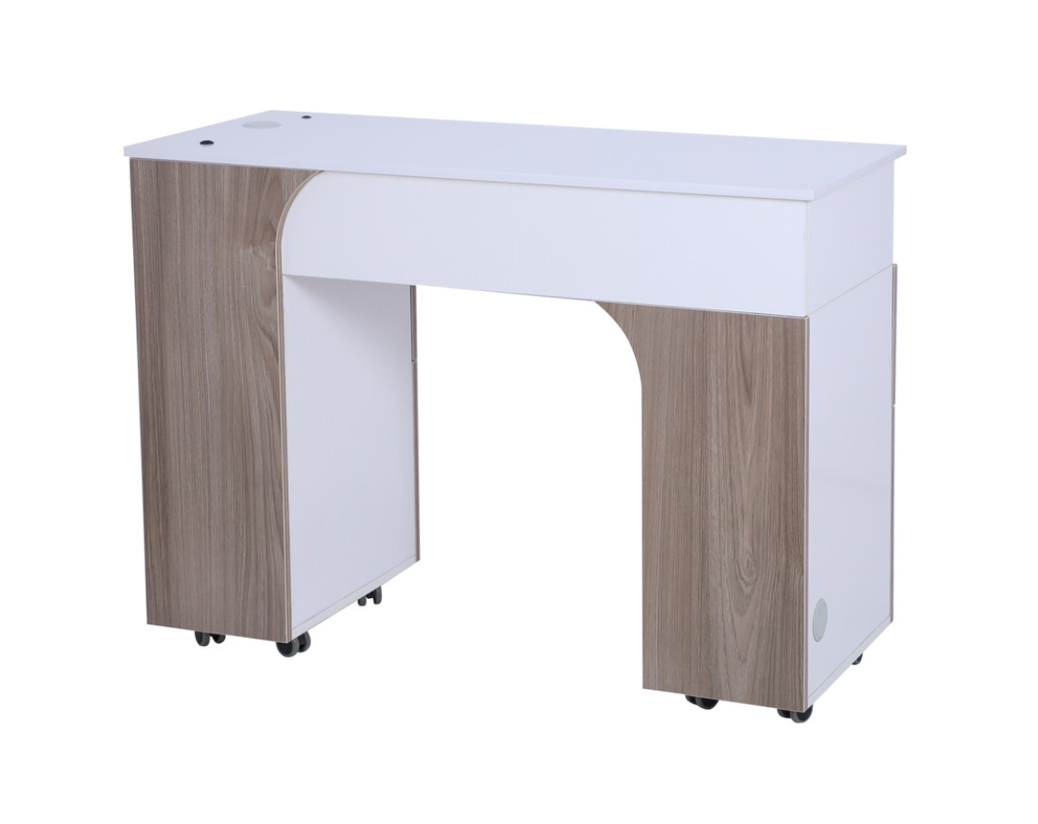 Milan Manicure Table - Enhance your salon's efficiency with this functional workstation