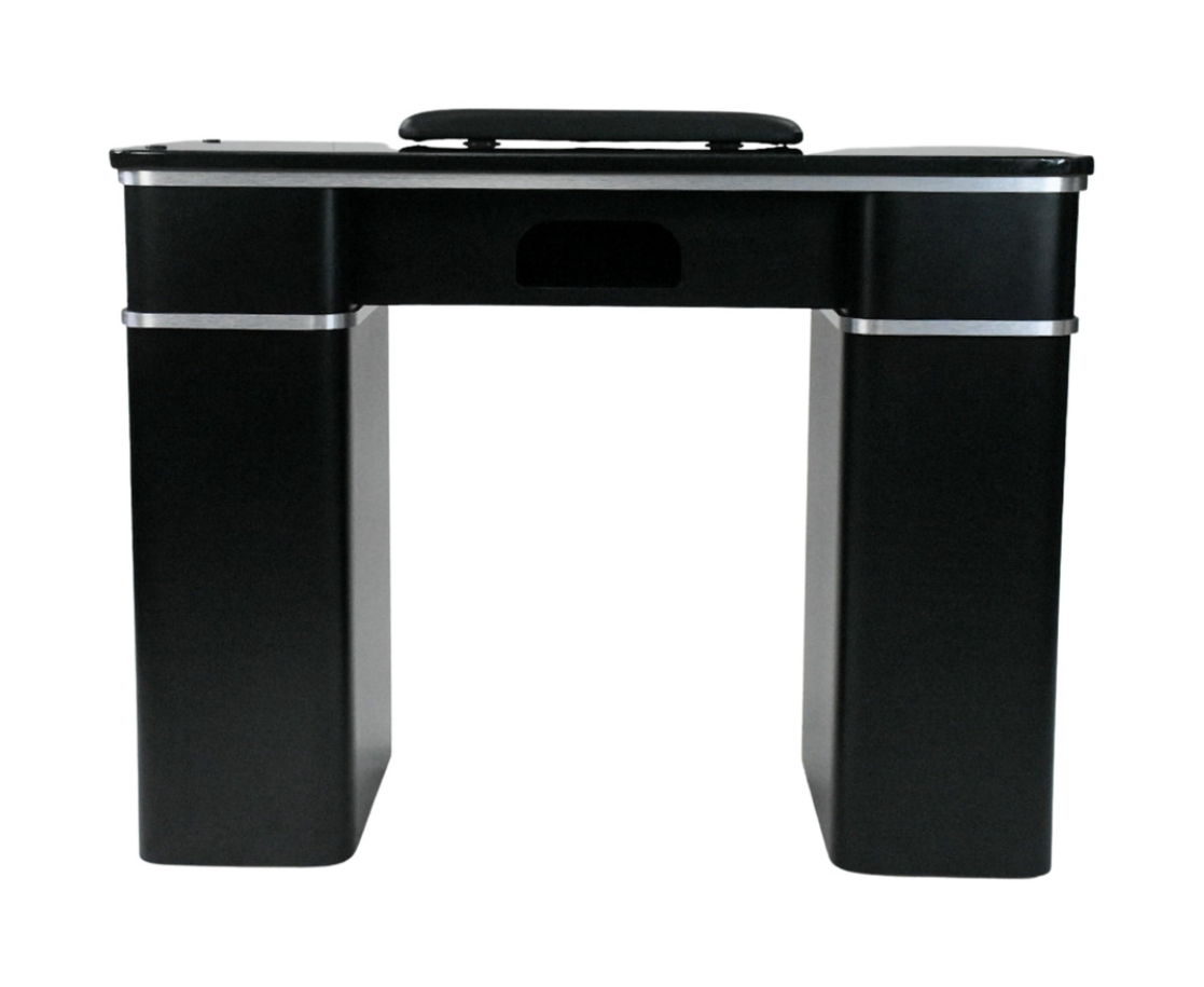 Sonoma II Manicure Table (Silver Trim) - Create a professional and inviting atmosphere