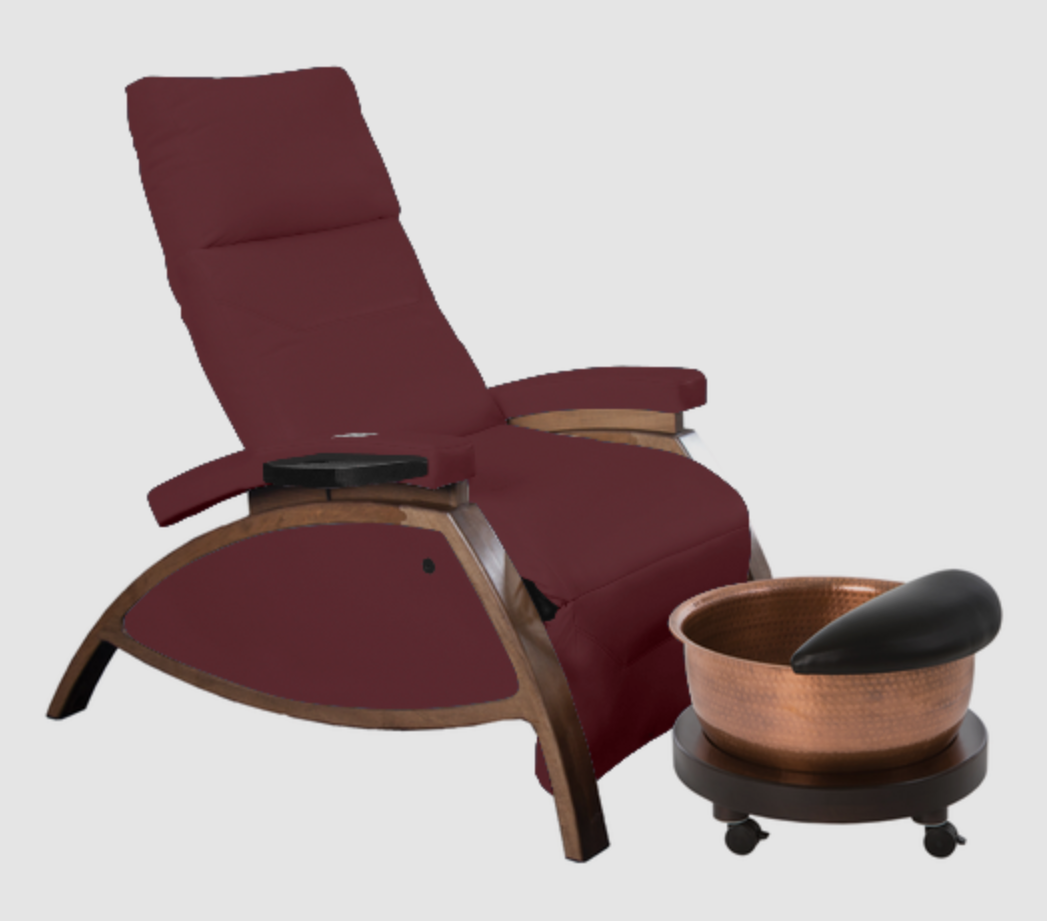 ZG Dream™ Lounger Pedicure Package with Copper Bowl & Pedi Roll Up by Continuum