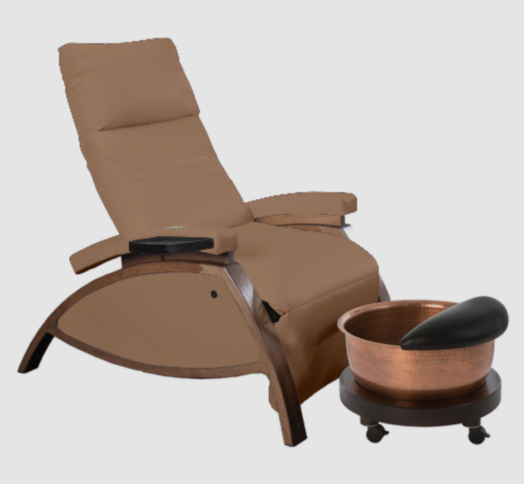 ZG Dream™ Lounger Pedicure Package with Copper Bowl & Pedi Roll Up by Continuum