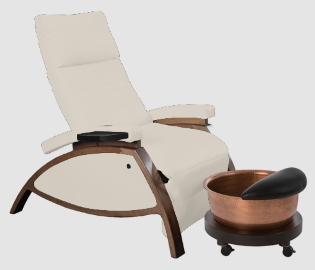 ZG Dream™ Lounger Pedicure Package with Copper Bowl & Pedi Roll Up by Continuum