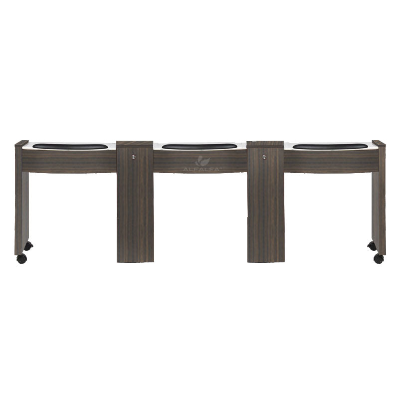 Stylish Triple Nail Table - Classic IMC Space Saver