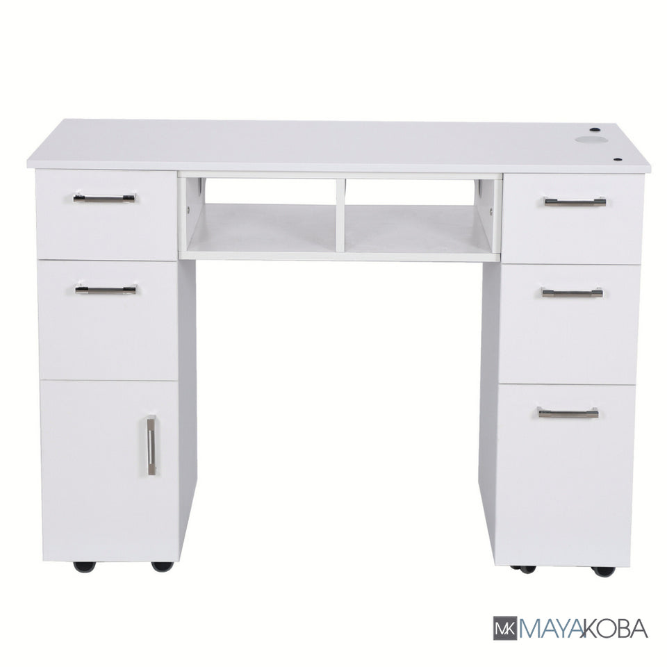 Seneca Manicure Nail Table - Streamline your manicure services with this versatile table