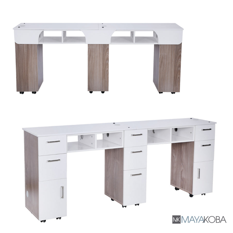 Seneca Double Manicure Table by Mayakoba