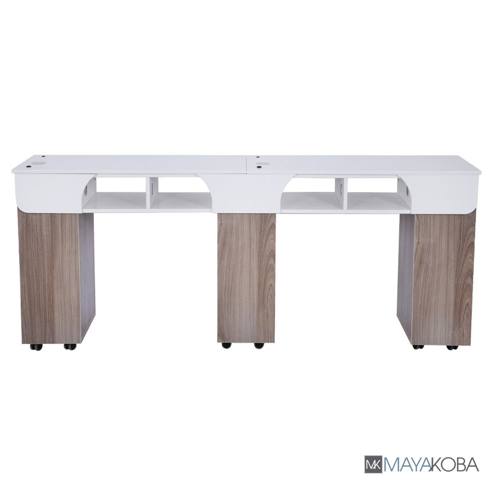 Seneca Double Manicure Table by Mayakoba