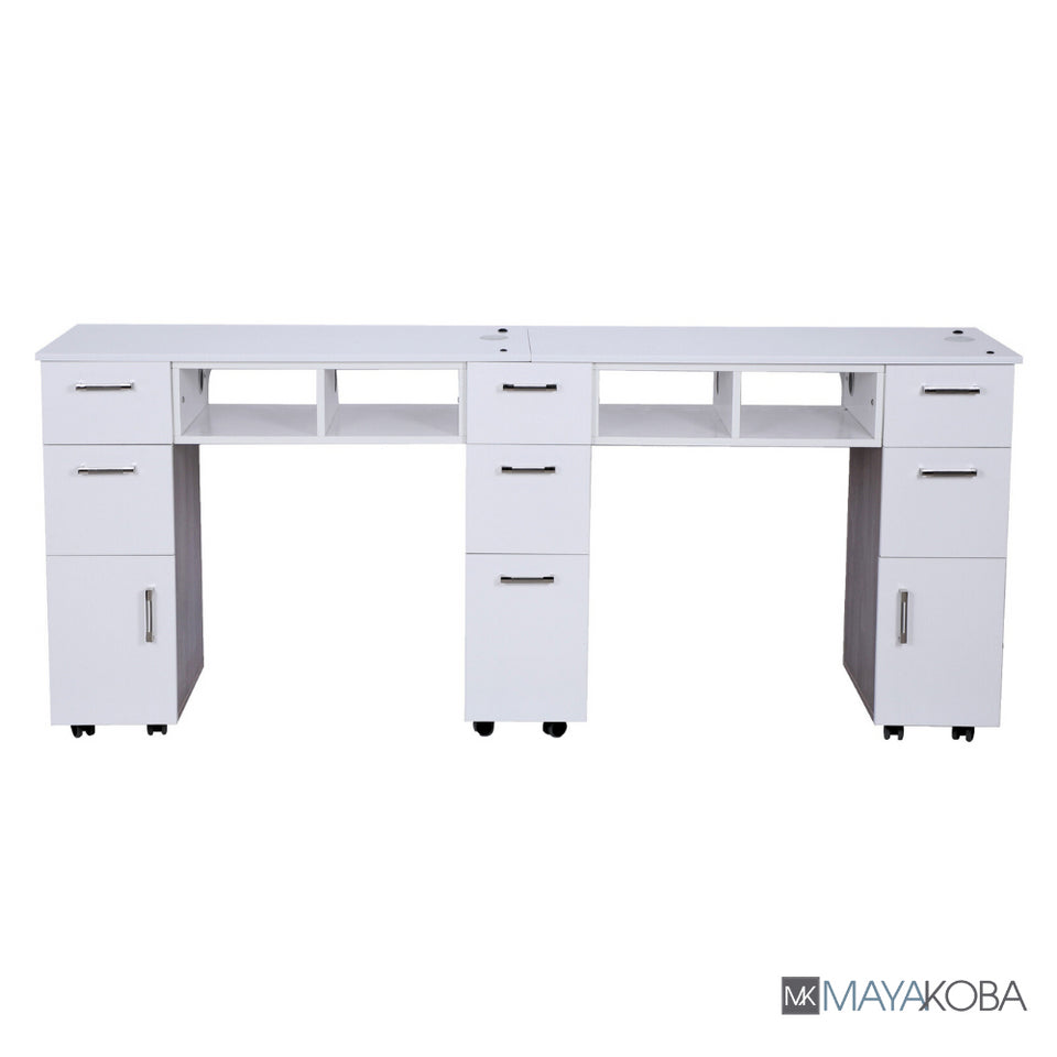 Seneca Double Manicure Table by Mayakoba