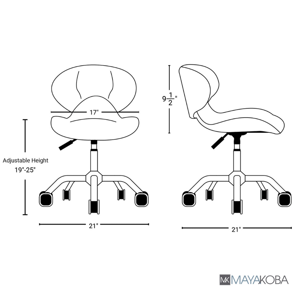 Hugo Technician Stool - Streamline your work with our stylish and practical technician stool