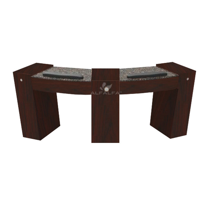 "Classic Eclipse Double Nail Table - Elegant and functional nail table