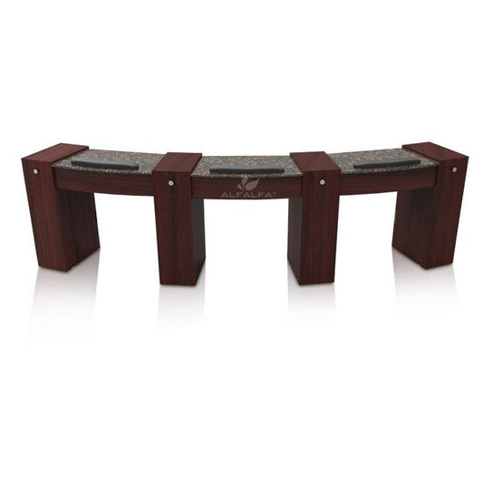 Classic Eclipse Double Nail Table - Sleek and modern nail salon furniture