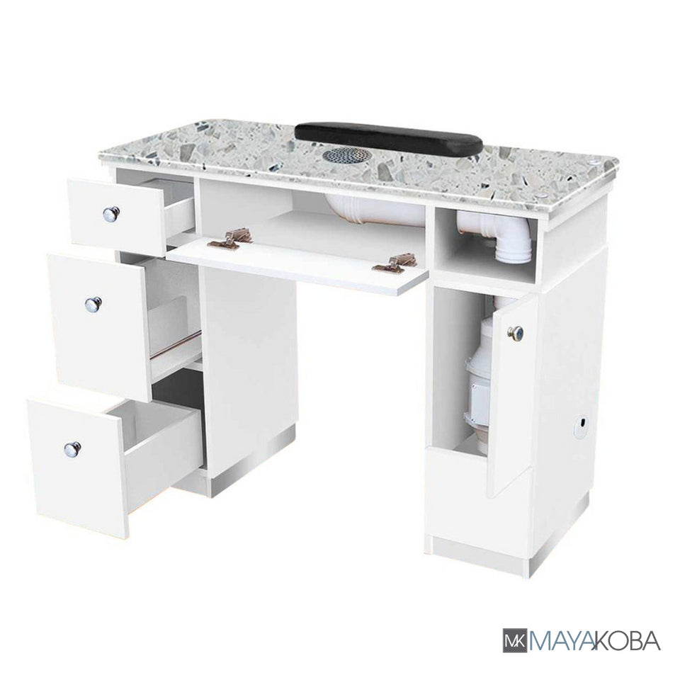 Ventilated NAPA Manicure Table - Designed for comfort and cleanliness in nail treatments