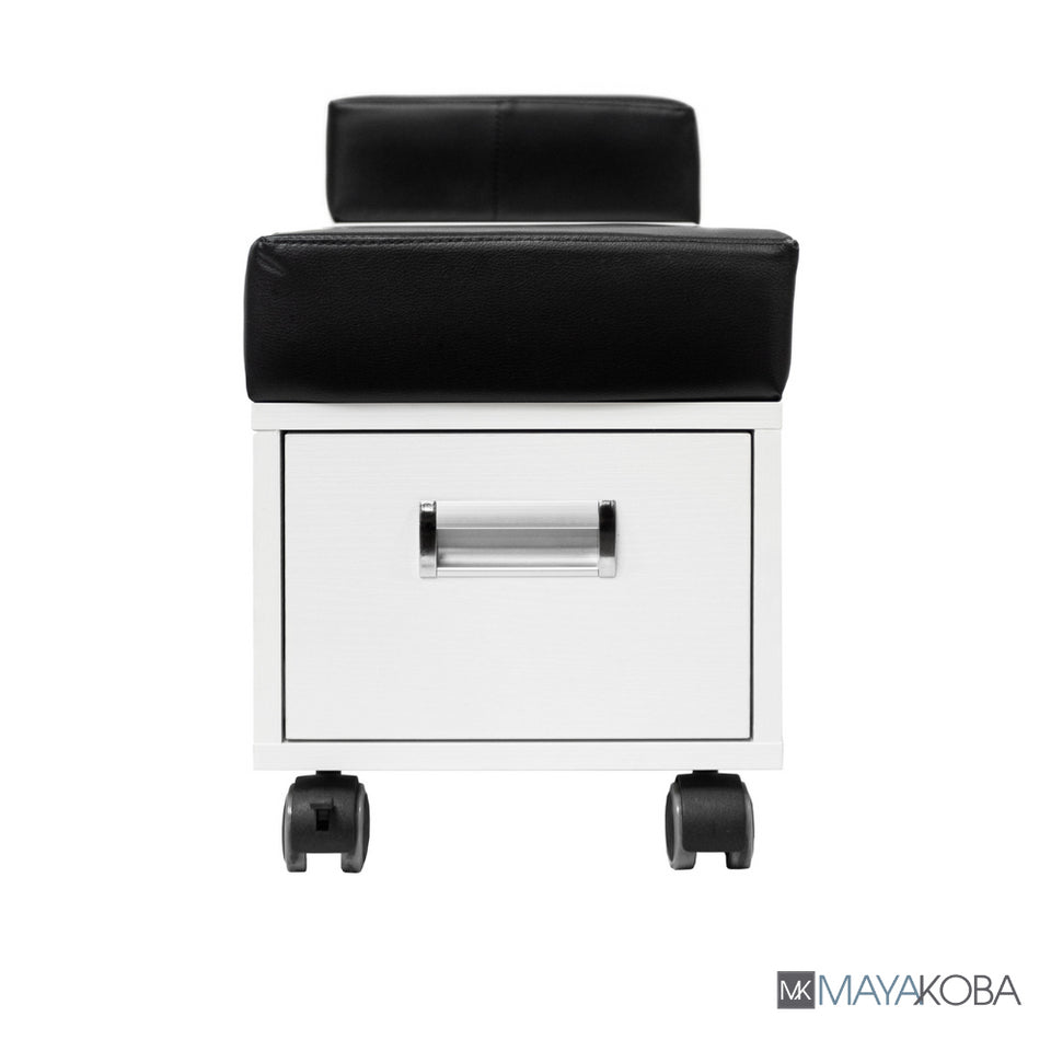 Alera Pedicart Stool - Convenient and portable seating solution for pedicure professionals