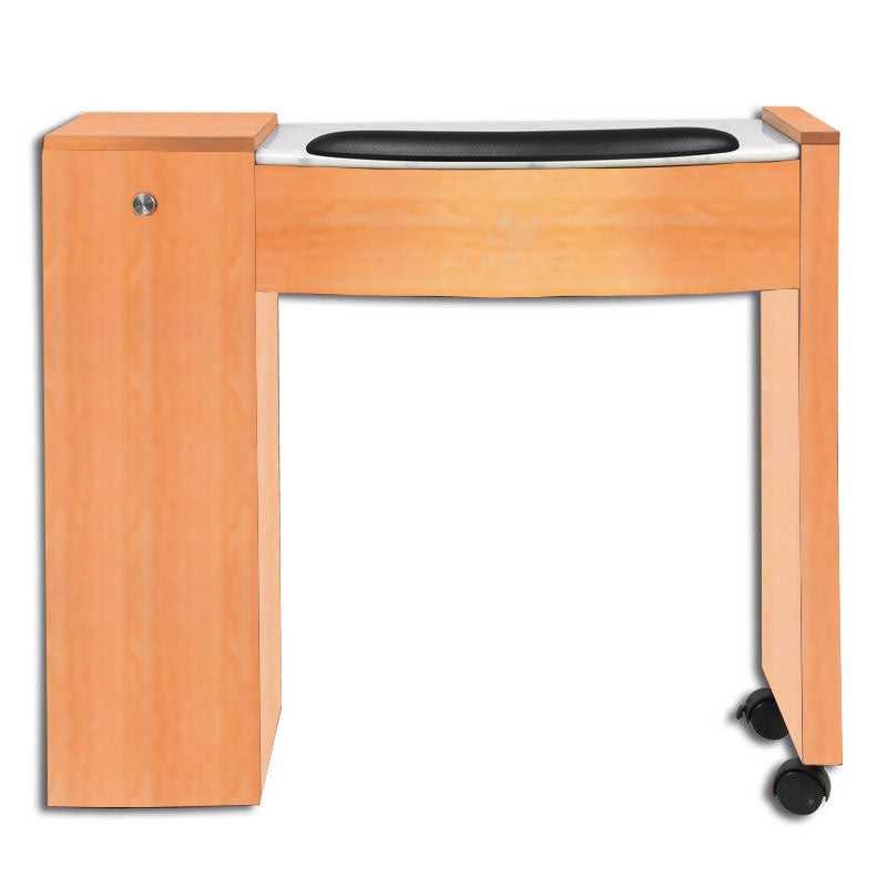 Durable Classic Space Saver Single Nail Table - Built to withstand daily salon use