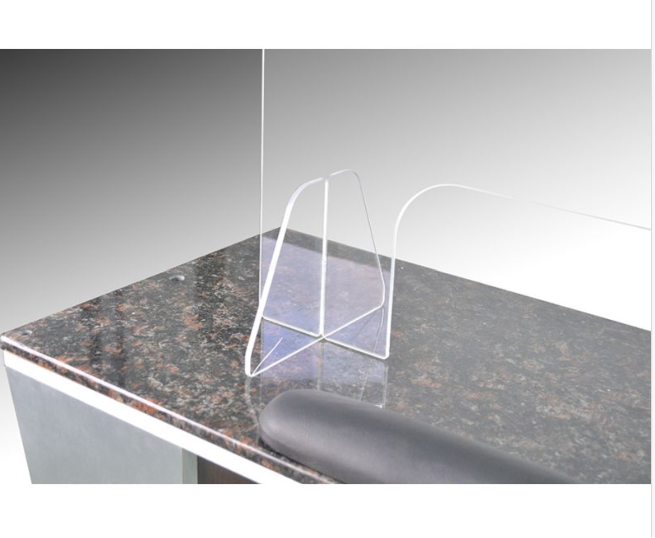 Contemporary Reception Counter Acrylic Screen for Spa Salon - Durable and High-Quality Spa Decor