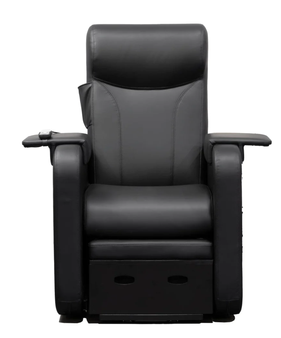 Stylish PediPlush Lounge pedicure chair featuring a modern design and no plumbing required