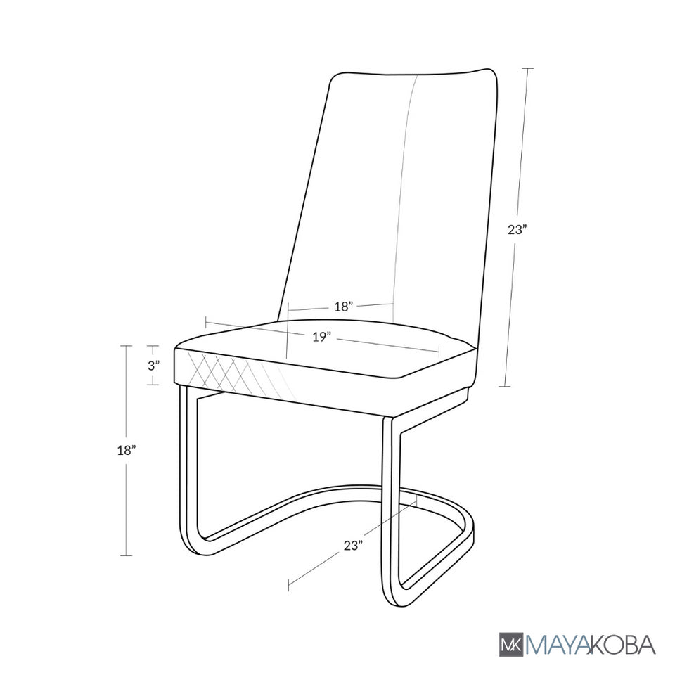 Aster Customer Chair - Create a welcoming atmosphere with our modern and sleek salon seating